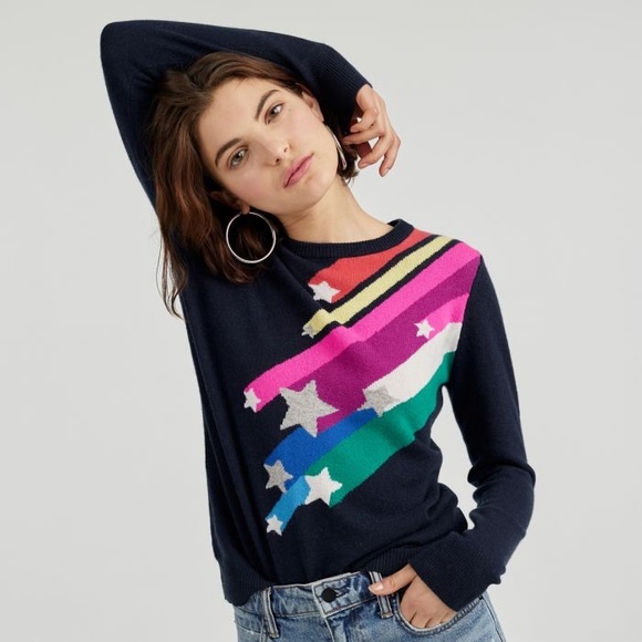 Autumn Cashmere Shooting Stars Cashmere Sweater